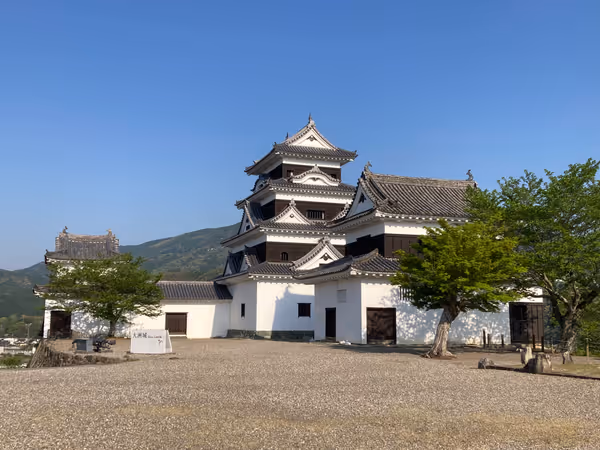 大洲城天守閣付近の写真2