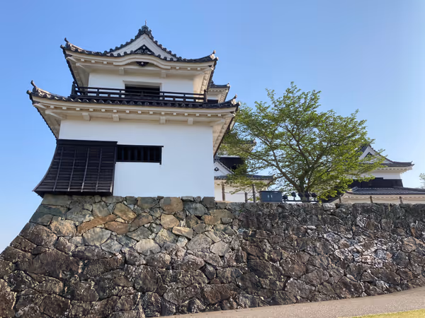 大洲城の櫓前の写真1