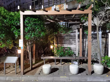 五反田駅駅前高架付近の休憩場所その2