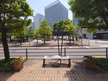 大崎駅オーバルコート周辺の休憩場所その2