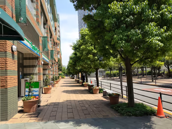 大崎駅オーバルコート周辺の休憩場所その1