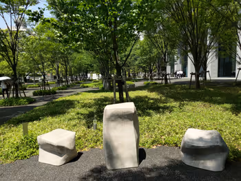 大崎站Osaki Forest的休息場所之三