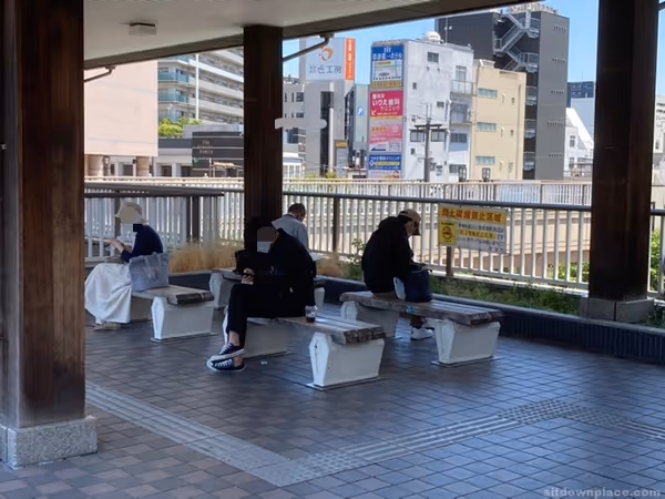 Photo of Kusatsu Station | East Exit 2nd Floor Plaza | Rest Spot 3