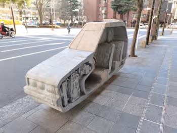 立川北駅ヴィト・アコンチ 車止めの休憩場所その4