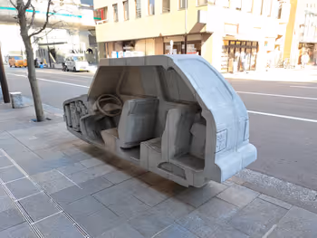 立川北駅ヴィト・アコンチ 車止めの休憩場所その1