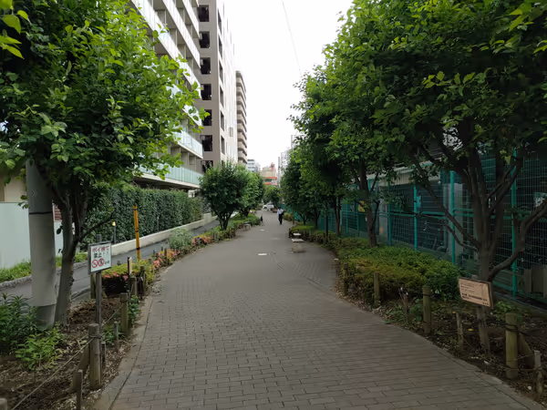 不動前保管所裏 遊歩道の写真1