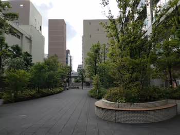 Fudo-mae Station City Tower Meguro Public Open Space Rest Area 3