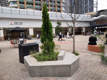 武蔵小杉駅KOSUGI CORE PARK こすぎコアパークの休憩場所その5