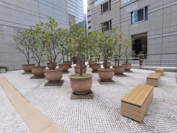 大手町站OOTEMORI 大手町之森的休息场所 其6