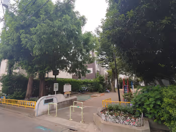 고엔지역 우마바시 기타 제2공원의 휴식 장소 그 1