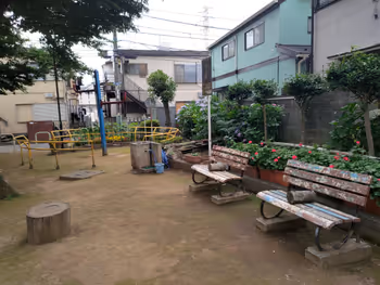 고엔지역 마바시키타 공원의 휴식 장소 그 2