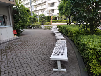 大崎駅都営アパート付近の休憩場所その1