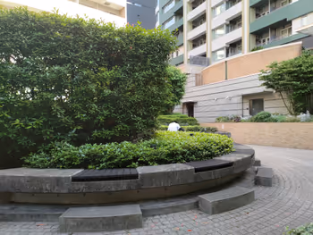 五反田站City Tower大崎 公開空地的休憩場所 其三