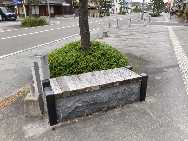 Photo of Banshu-Ako Station | In front of the Warabi Mochi Shop | Rest Spot 2