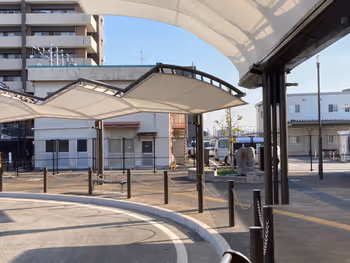 Photo of Iwakuni Station | West Exit Monument Area | Rest Spot 2