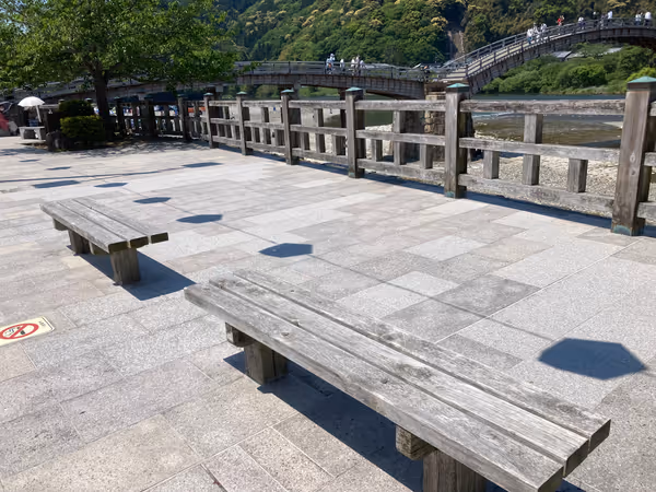 錦帯橋前の写真1