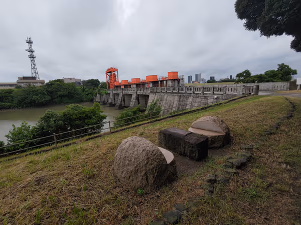 Photo of Shimō Station | Nakanoshima Arakawa Akamizu Gate Green Space | Rest Spot 2