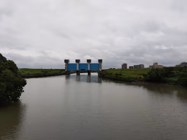 Photo of Shimō Station | Nakanoshima Arakawa Akamizu Gate Green Space | Rest Spot 4
