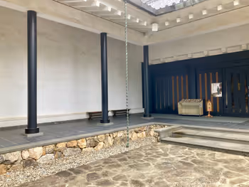 Image in front of Tahara City Museum