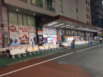 신주쿠역 포켓몬 광장의 휴식 장소 그 1