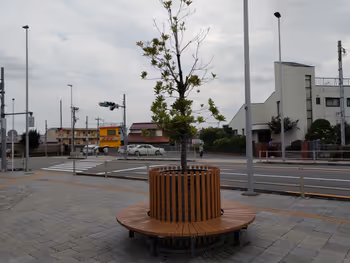Rest area at the fork of Edo Kaido and Haijima Teishajo Street near Haijima Station, part 2