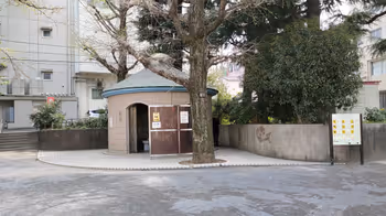 早稻田車站鶴卷南公園的休息場所其6