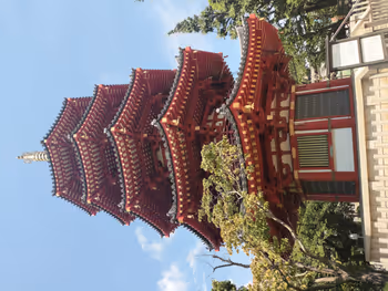 가와사키 다이시역 가와사키 다이시 오층탑 근처의 휴식 장소 그 2