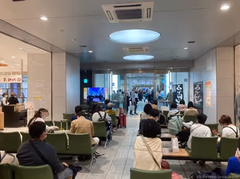 Photo of Shin-Yamaguchi Station | Shinkansen Exit Waiting Room inside Yamaguchi Meibutsu-kan | Rest Spot 2