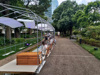 Rest areas around Roppongi Station Midtown Garden Part 6