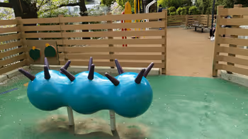 Resting area 3 at Kodomo Hiroba/Health Park, Edogawa Park, Edogawabashi Station