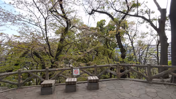 早稲田駅江戸川公園の休憩場所その6