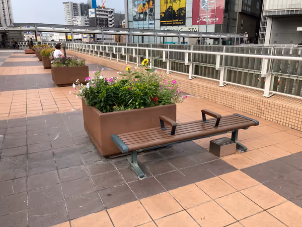 Photo of Okayama Station | East-West Link Passage, West Exit 2nd Floor Near Plaza | Rest Spot 2