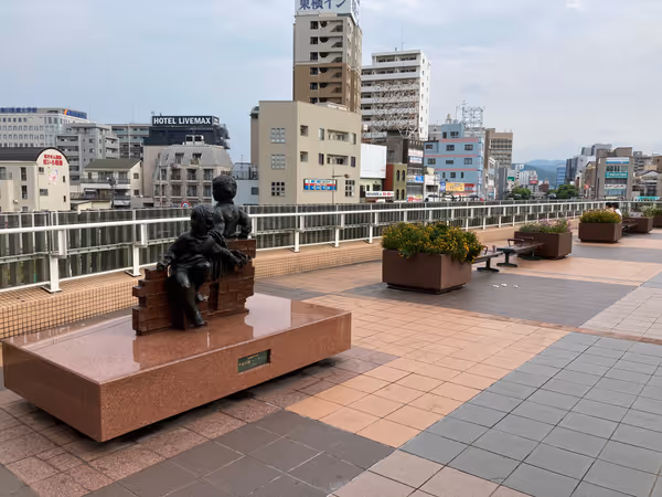 Photo of Okayama Station | East-West Link Passage, West Exit 2nd Floor Near Plaza | Rest Spot 1