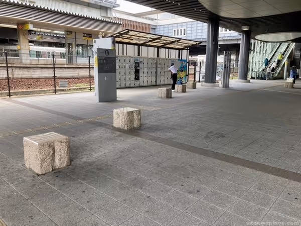 Photo of Okayama Station | West Exit, 1st Floor Coin Locker Area | Rest Spot 3