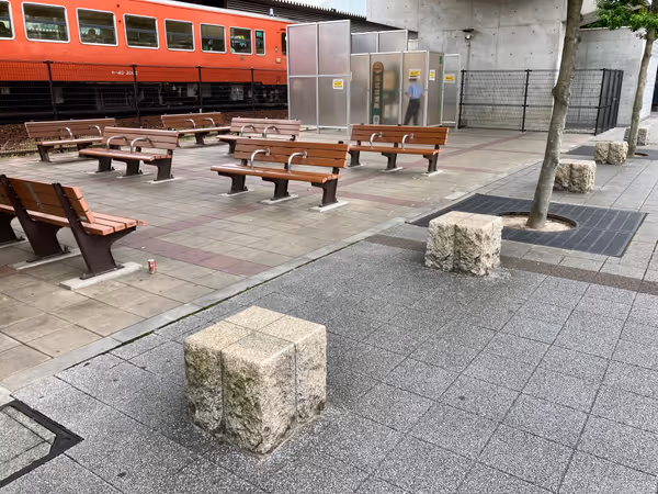 Photo of Okayama Station | West Exit Smoking Area Near | Rest Spot 2