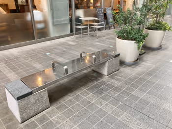 Photo of Okayama Station | Okayama Convention Center Building Front Passageway (2nd Floor) | Rest Spot 3