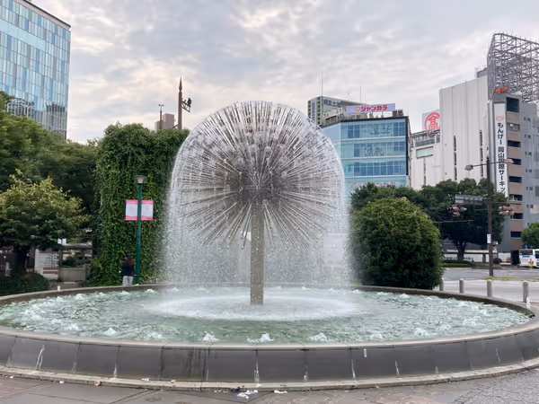Photo of Okayama Station | East Exit: Momotaro Statue & Station | Fountain Near | Rest Spot 3