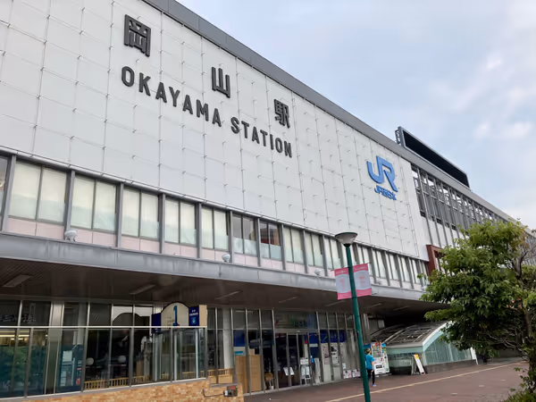 Photo of Okayama Station | East Exit: Momotaro Statue & Station | Fountain Near | Rest Spot 2