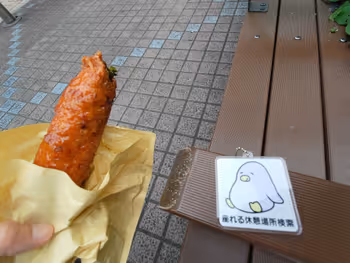 十條車站富士見銀座入口附近的休息處2