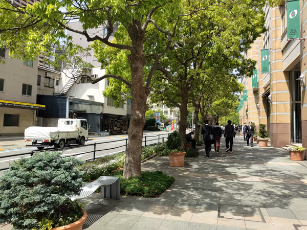 オーバルコート周辺 目黒川側の写真1