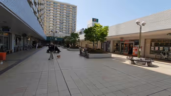 Rest area at Orange Court Shopping Center near Nishi-Waseda Station - Part 1