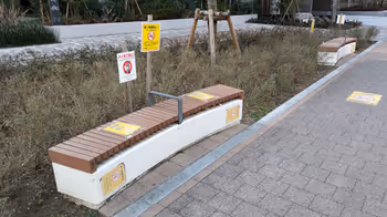 武藏小金井站城市交叉 亲睦街沿线的休息场所之二