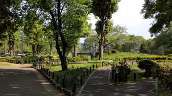 Rest area in Toyama Park, Takadanobaba Station, Part 4