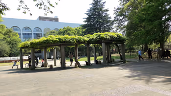 Rest area in Toyama Park, Takadanobaba Station, Part 1