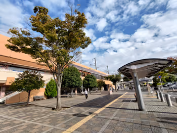 戸田公園駅碧の像がある花壇の休憩場所その2