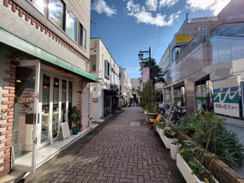 지유가오카역 선모아 거리의 휴식 장소 그 2