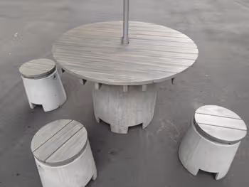 미쓰코시마에역 TOKYO TORCH Park의 휴식 장소 그 5