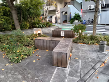 Rest Area at Kagurazaka Station's Mast Clearion Public Space, Part 1