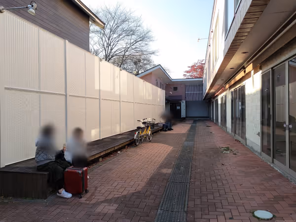 【軽井沢駅】旧三笠通り手前の休憩場所