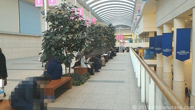 クイーンズスクエア2F パシフィコ側通路の写真1